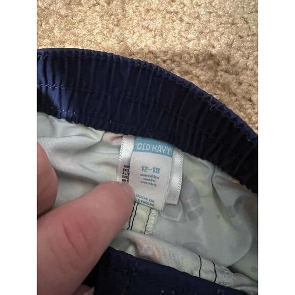 Old Navy 12-18 month Boys Bathing Suit • Underwater Design - Picture 5 of 8